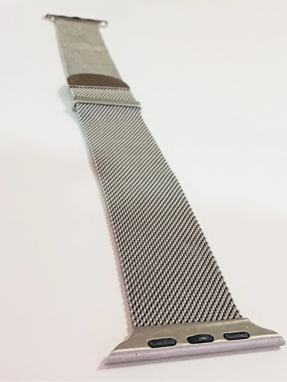 Silver Milanese Loop Mesh Metal Watch Band for Apple Watch Series 7